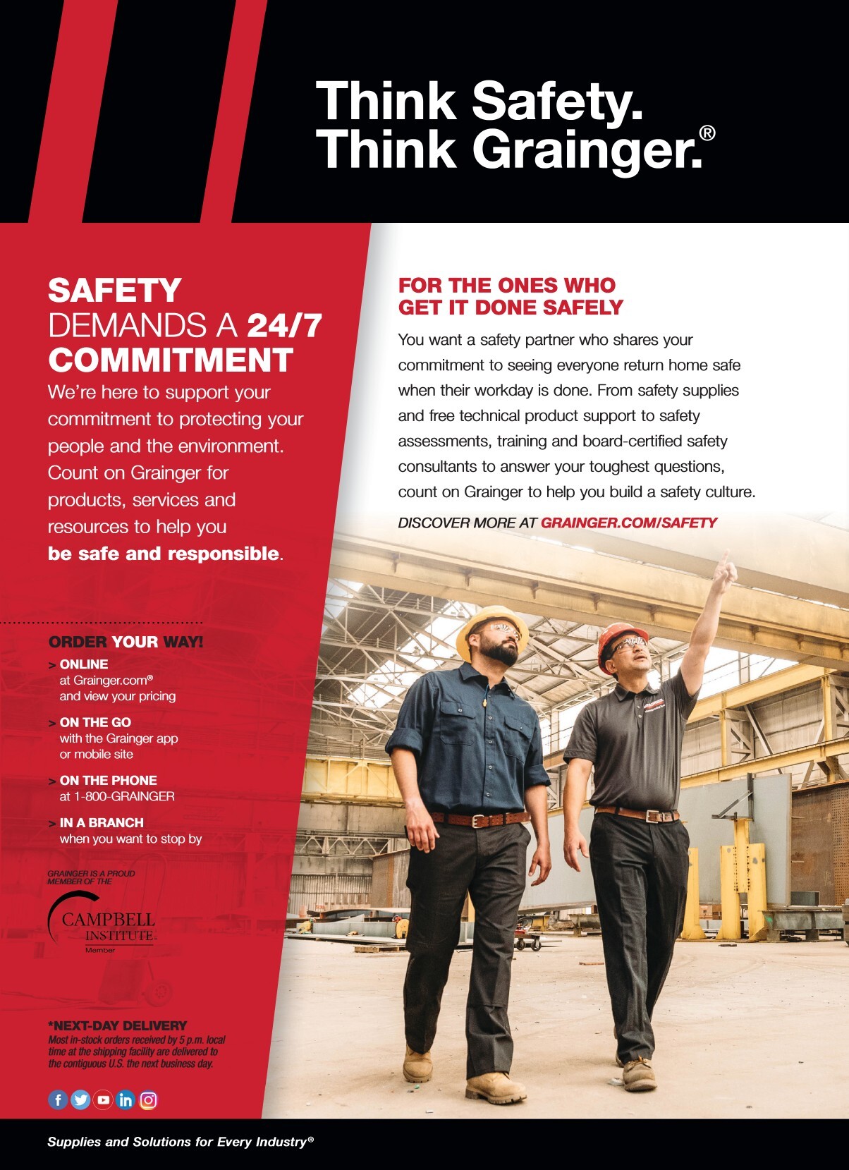 Grainger safety outlet footwear