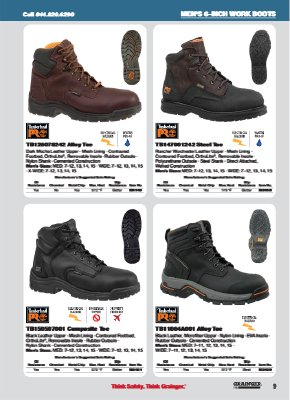 Grainger safety footwear hotsell